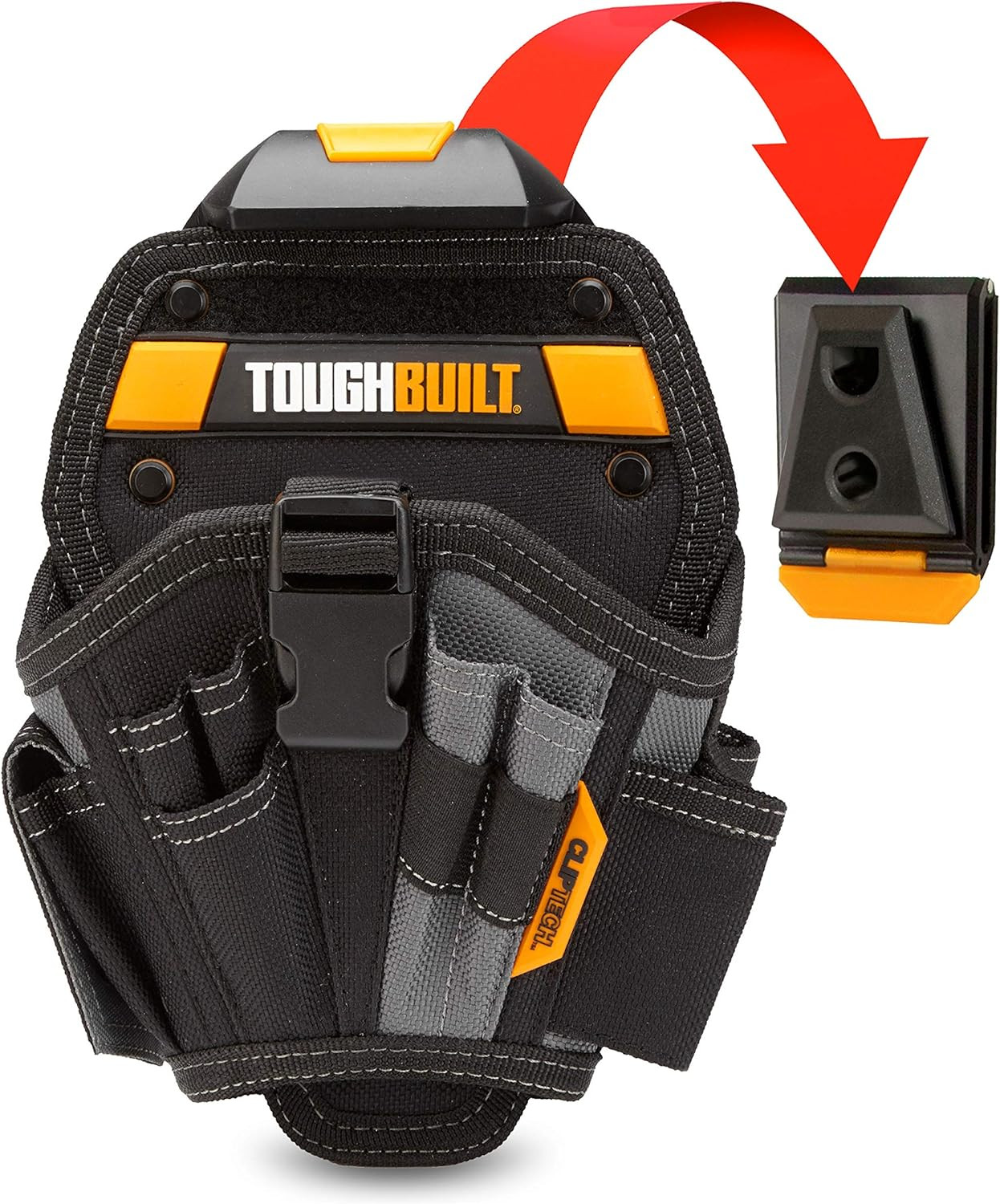 Cliptech Series – Compact Drill Holster, Heavy-Duty Tool Holster Cliptech Hub, A