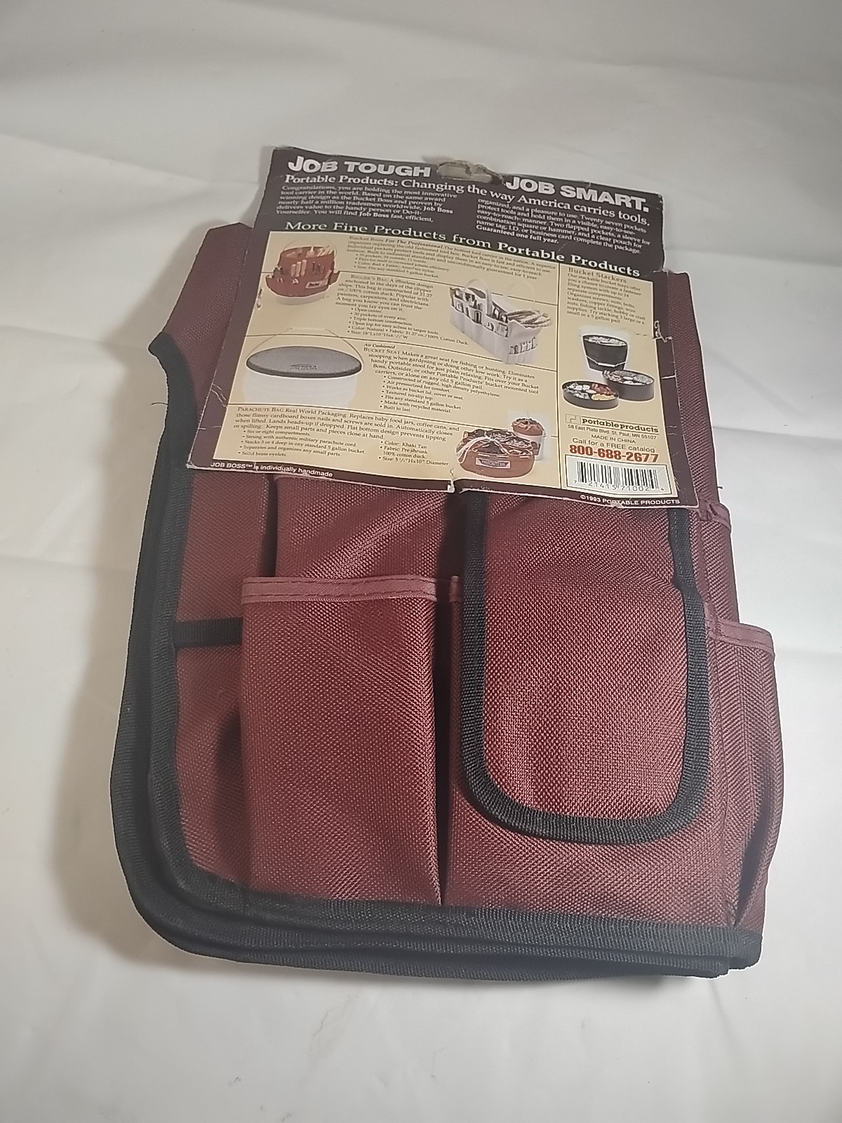 Job Boss Bucket Tool Organizer/ Carrier. 27 Pockets