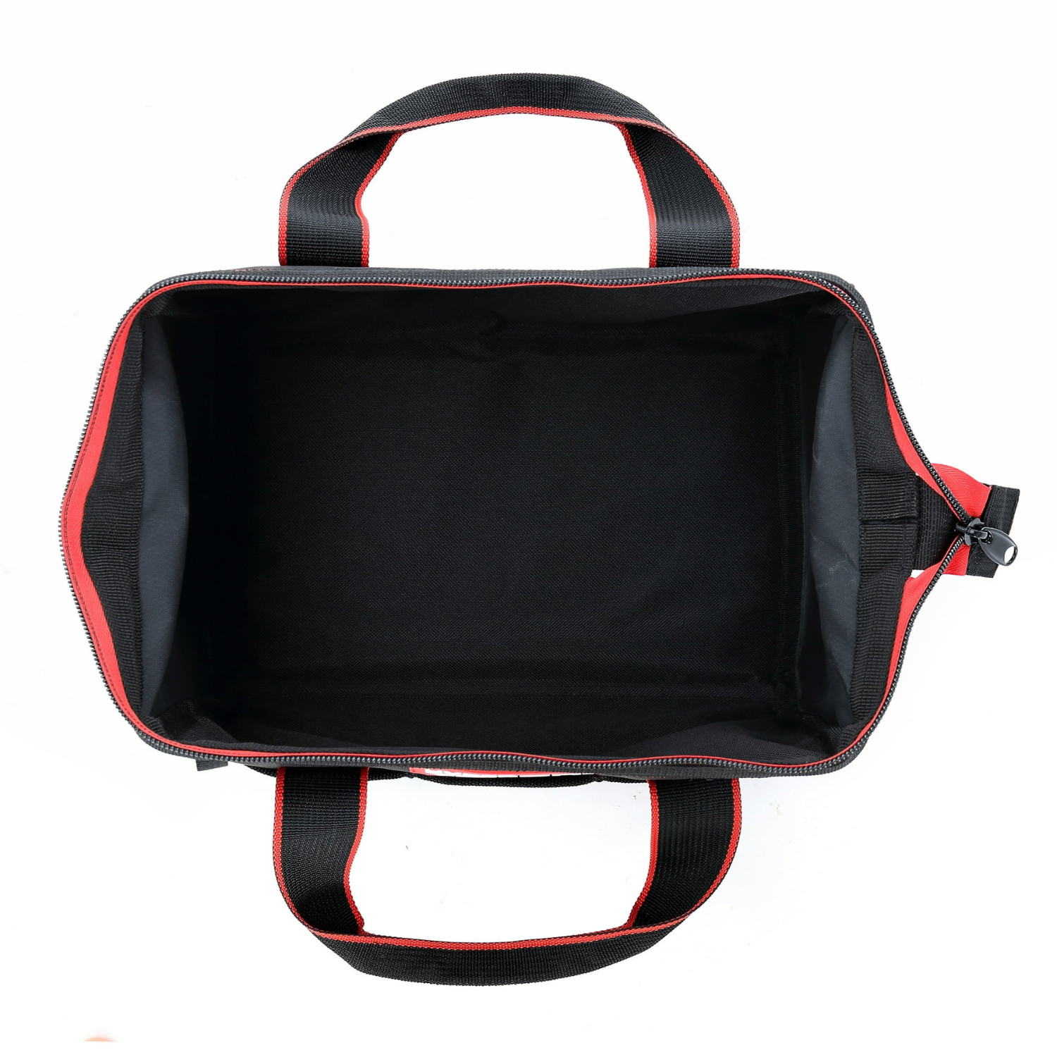 12 Inch Hyper Tough Polyester Tool Bag, with Full-Length Zipper and Double Strap