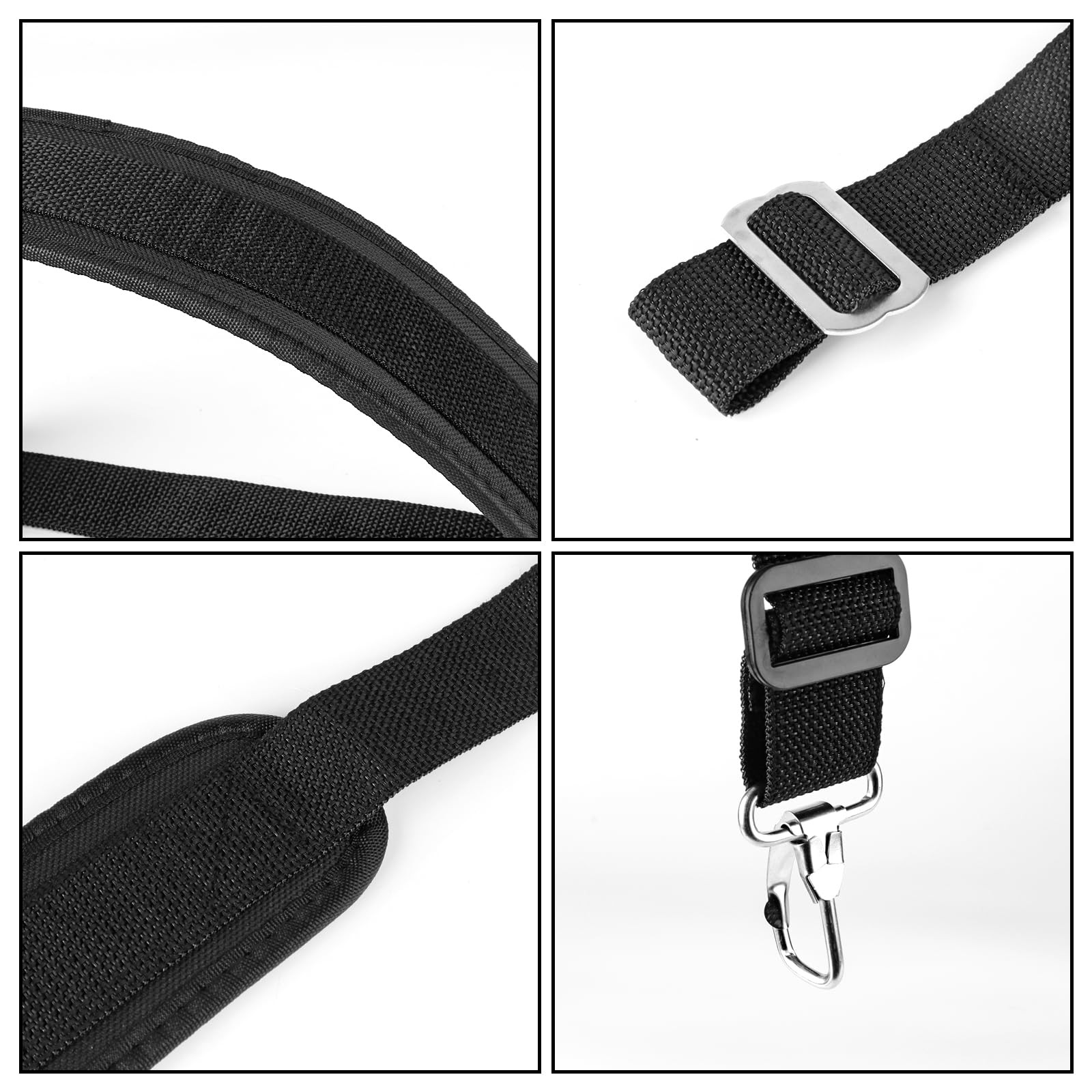 Backpack Sprayer Replacement Straps Padded Shoulder 38.2×2.8 inches, Black