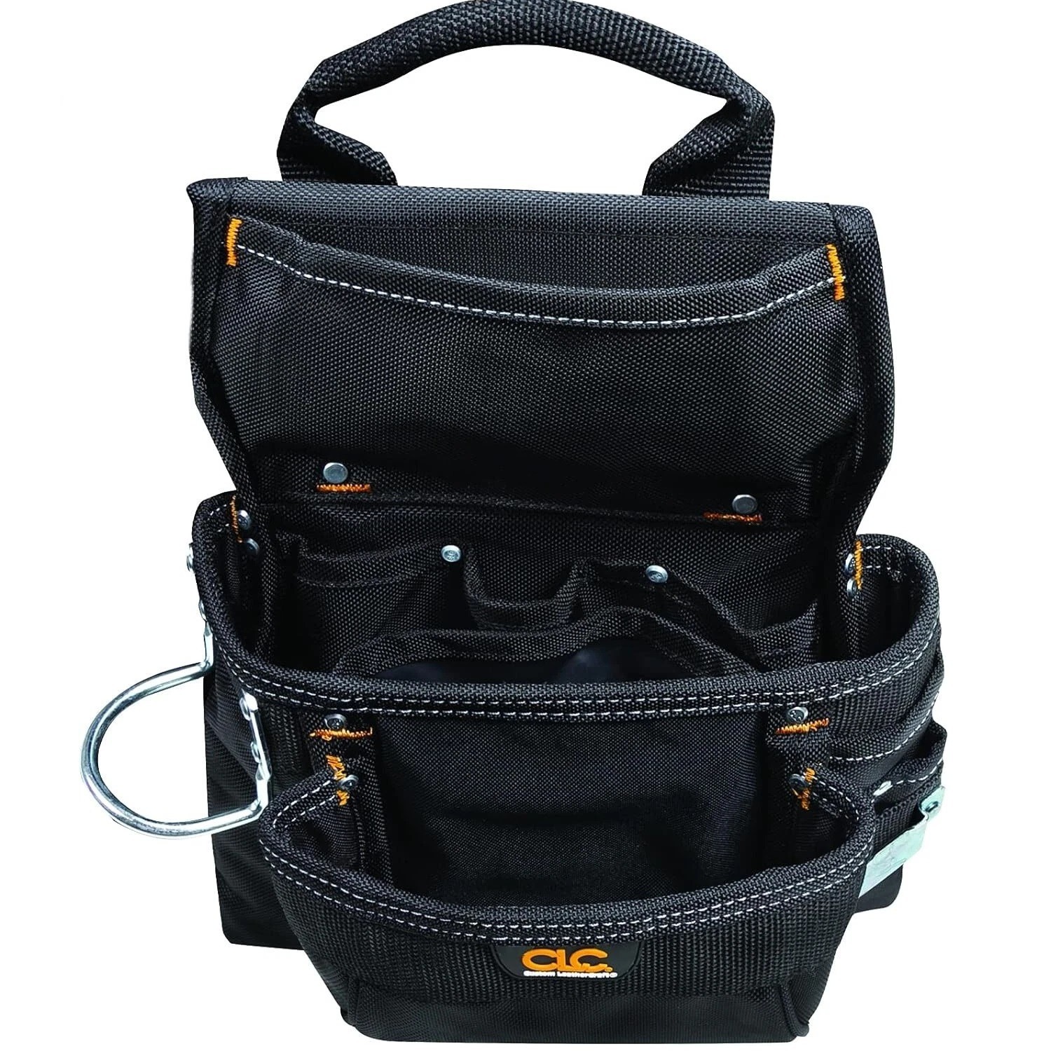 CLC 5605 Custom Leathercraft 5 Piece Framers Combo Tool Belt 18 Pockets Black