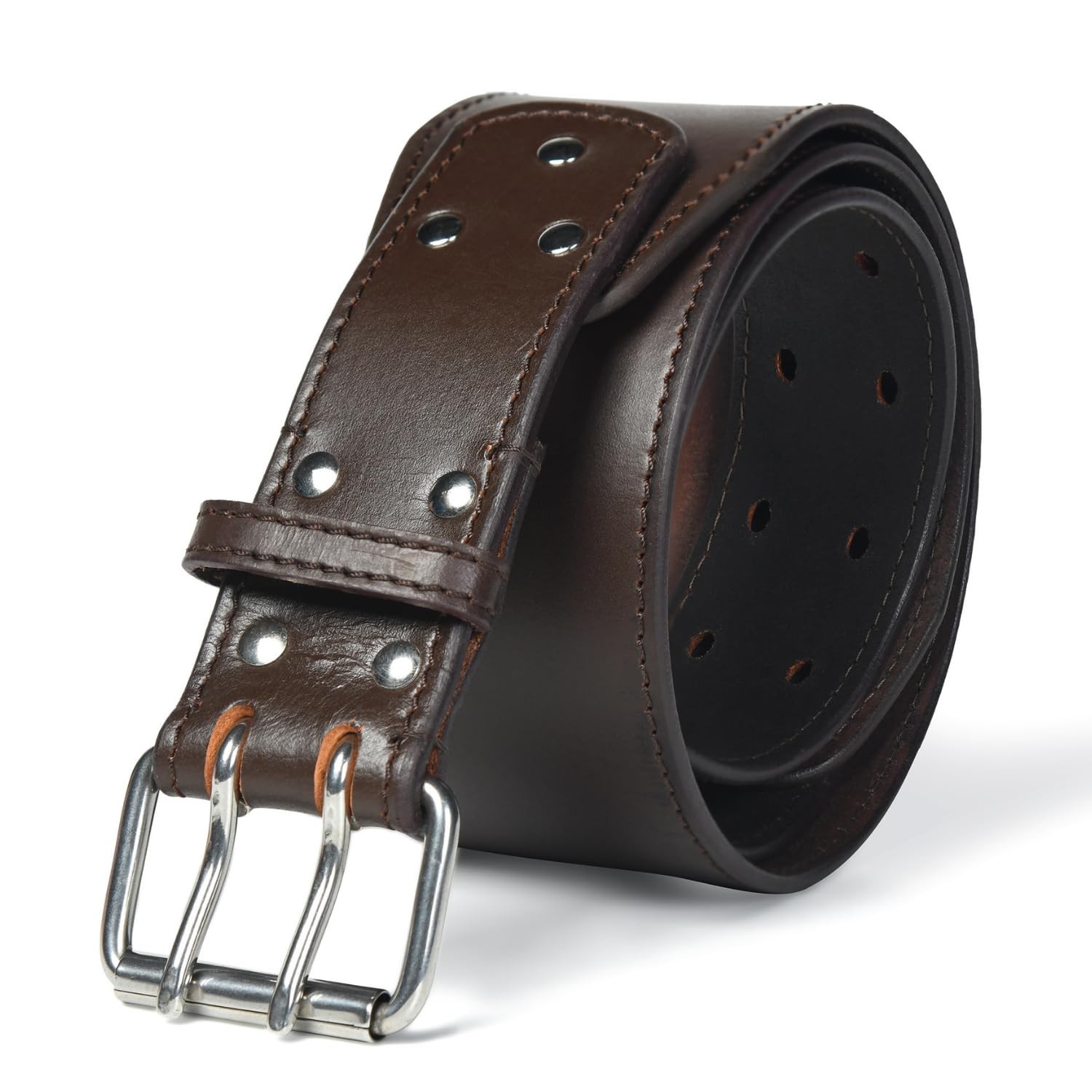 3-Inch Wide Heavy Duty Full Grain Leather Tool Belt, Oil Tanned Construction …