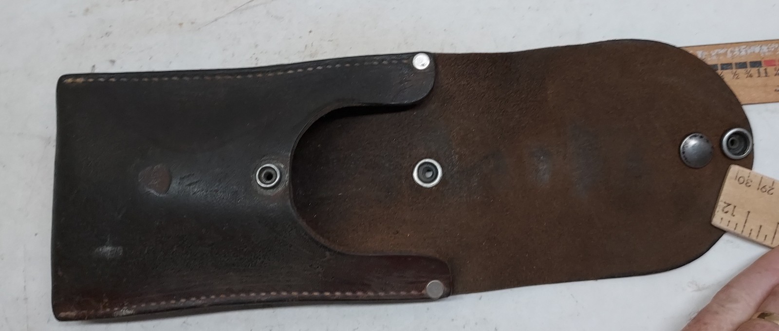Used Buckingham Manufacturing Heavy-Duty Leather Tool Holster/Pouch 4664