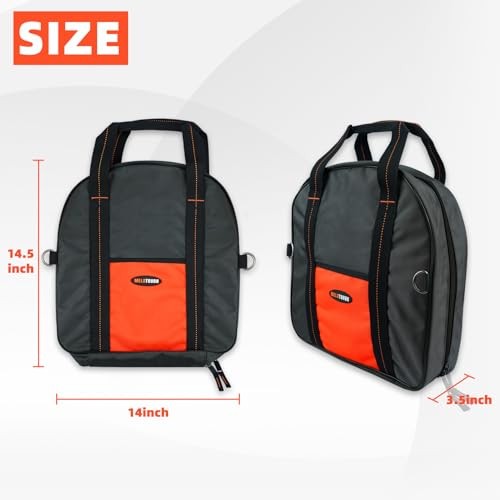 Jumper Cable Bag – 14.5″ X 14″Tools Cable Bag – Storage & Organizer for grey
