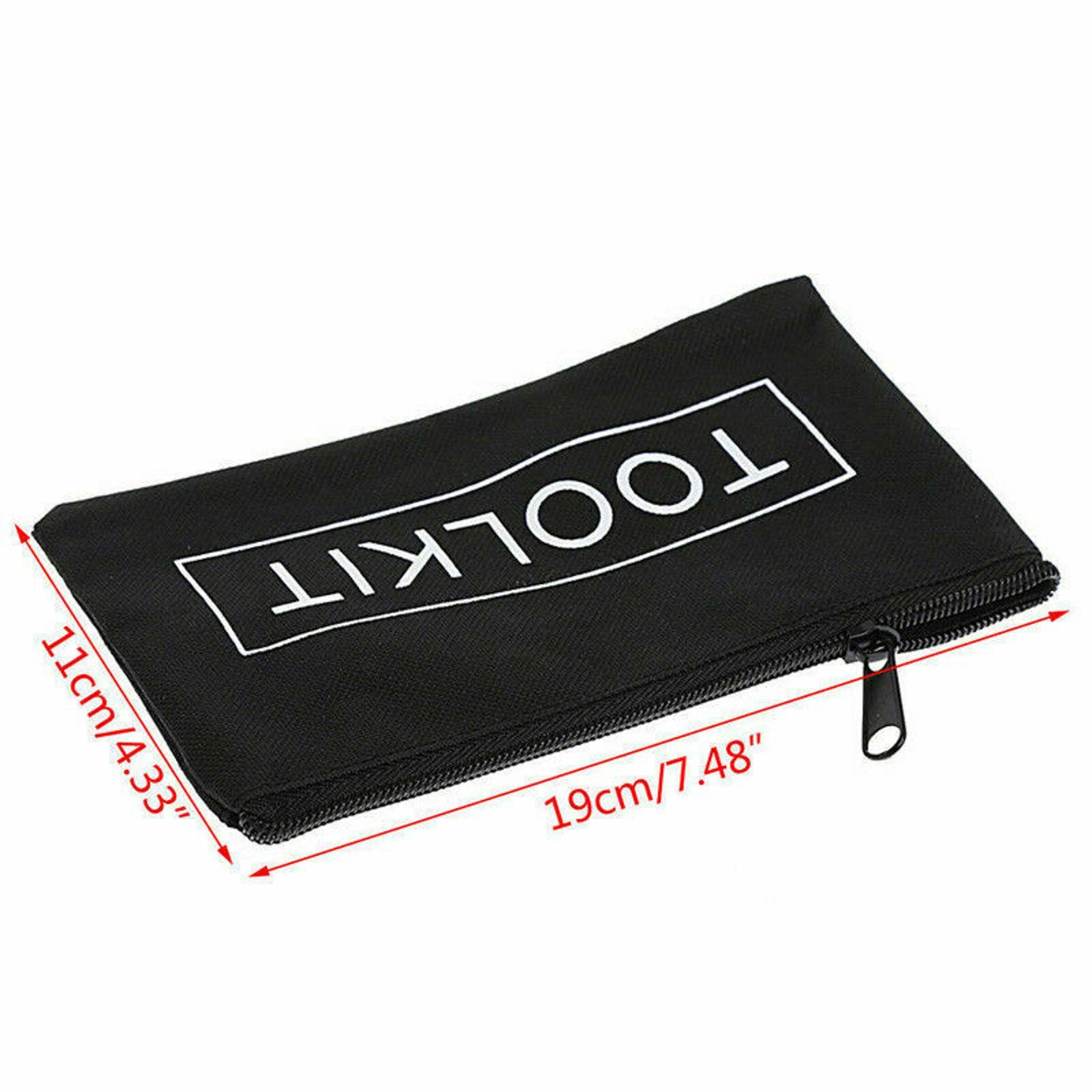 2Pcs Lightweight Waterproof Oxford Cloth Organizer Pouch Zipper Tool Bag Gadgets
