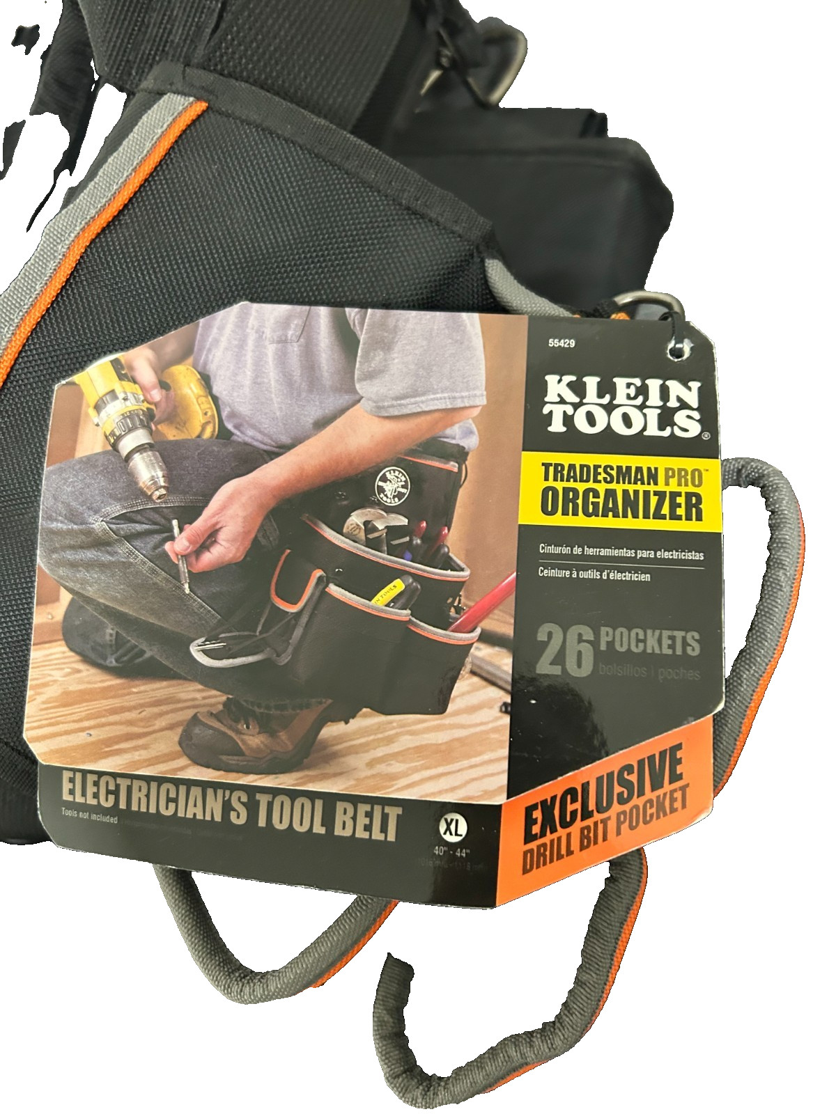 KLEIN 55429 Tradesman Pro Organizer Electrician toolbelt 26 pocket KLEIN TOOLS