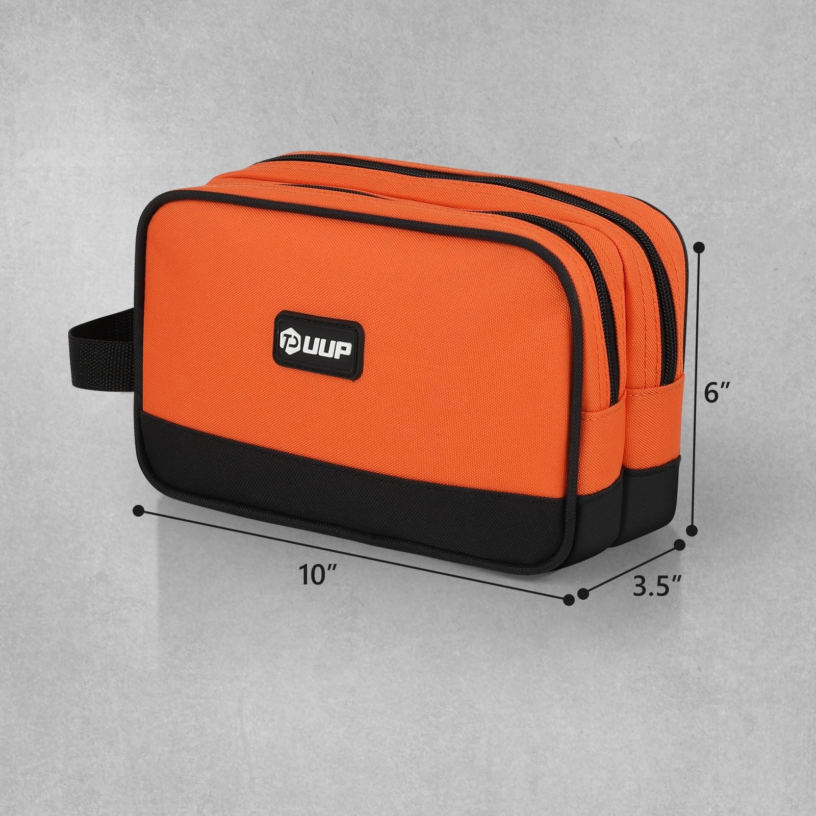 10 Inch Small Tool Bag, Zipper Tool Pouch Two Compartments Heavy Duty, Utilit…
