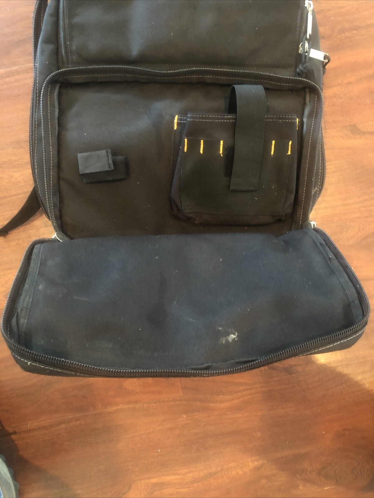 Clc 1132 Tool Backpack, Durable Ballistic Polyester Fabric, 75 Pockets, Black