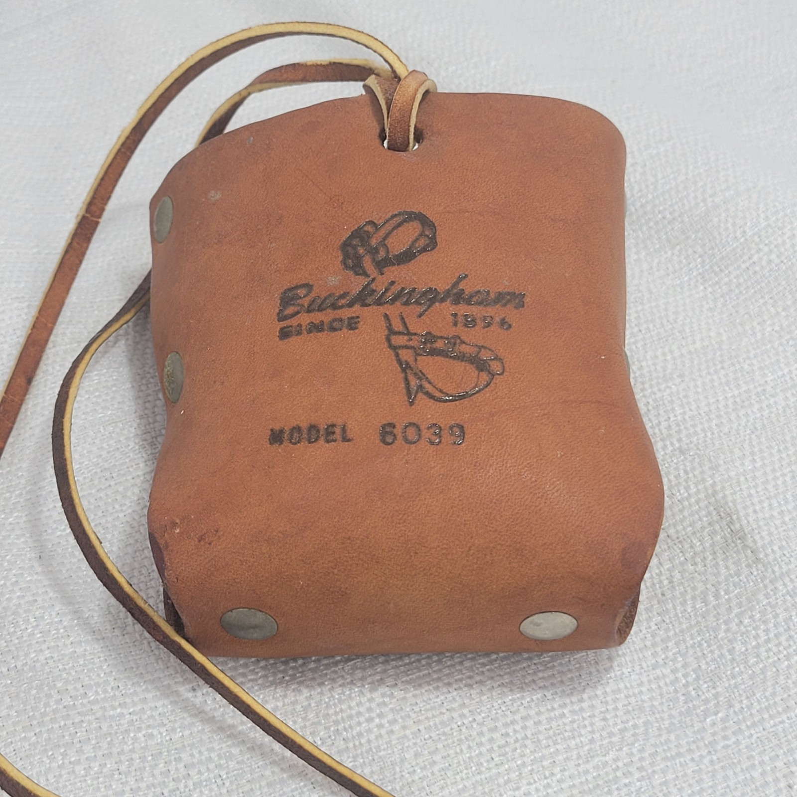 Vtg Buckingham Leather Lineman Climbing Belt Pouch 6039