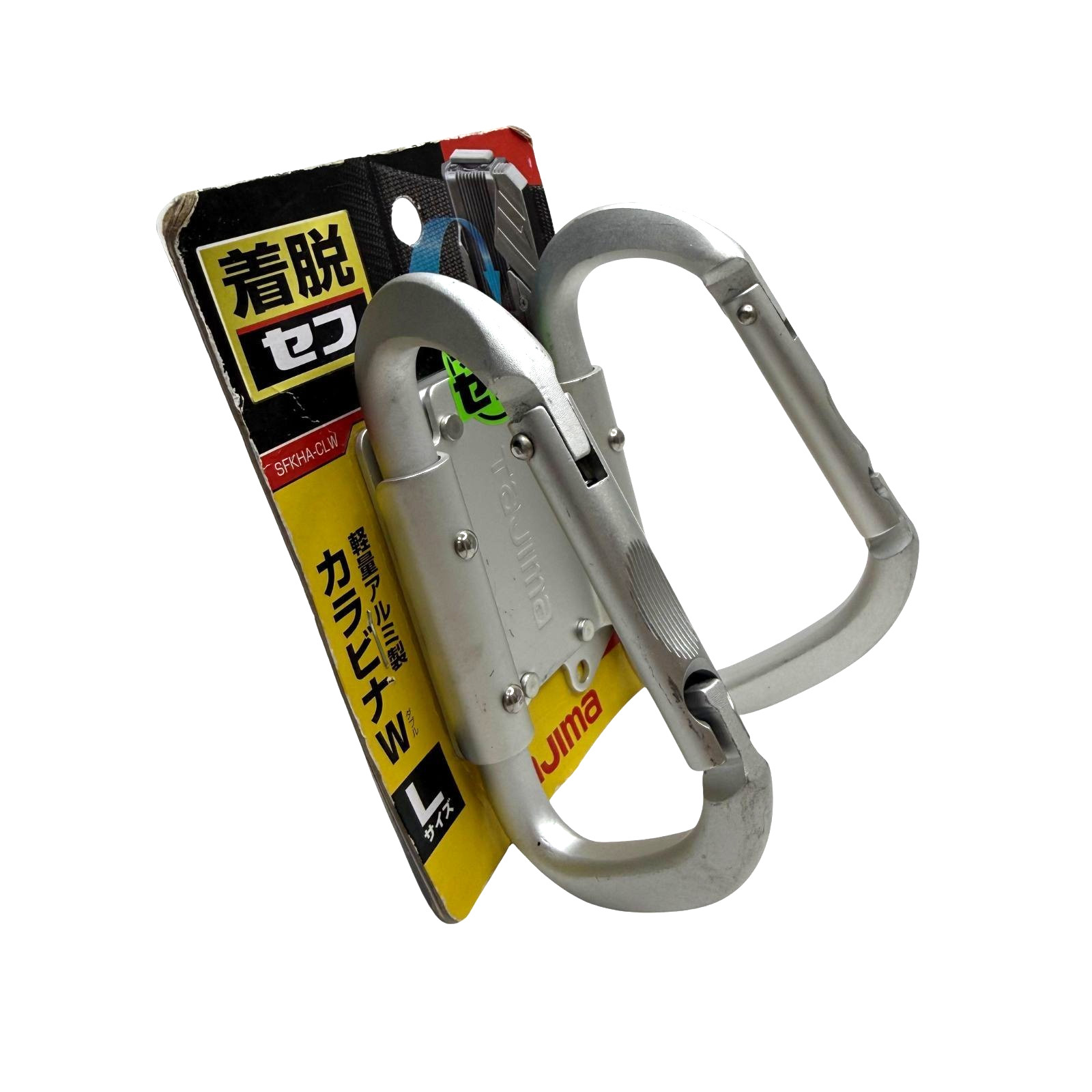 Tajima SFKHA-CLW Double Aluminum Carabiner Tool Holder L Size Detachable