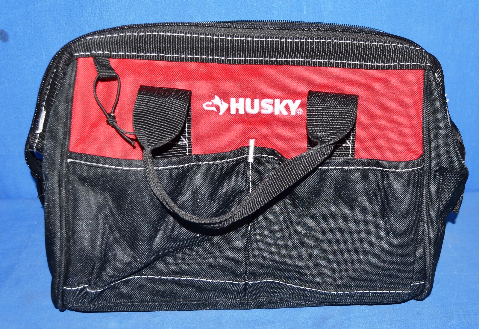 Husky 12-9-8 Tool Bag Combo Zippered Top 9 Pockets