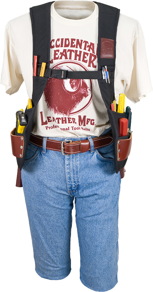 Occidental Leather 2500LH Stronghold SuspendaVest Beltless Tool Belt Left Handed