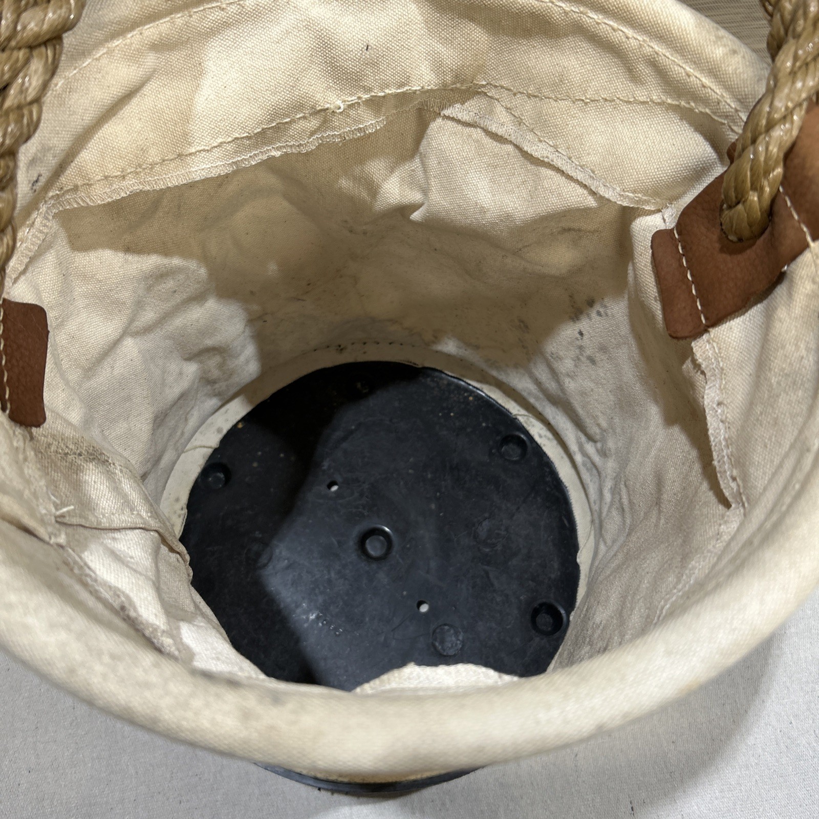 Klein Tools #5109 Canvas 14″ Bucket-Wide Mouth-Reinforced Bottom-Rope Handle-006