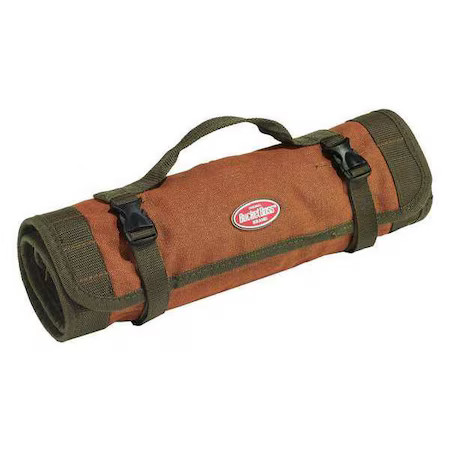 Bucket Boss 70004 Wrench Roll, Brown, Canvas, 25 Pockets
