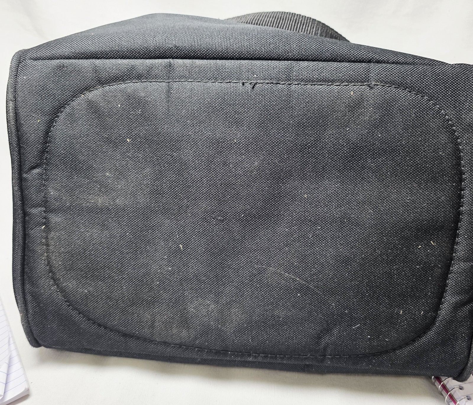 Craftsman Zippered Wide Mouth Tool Bag Black & Red 12 x 9 x 8″ Collapsible