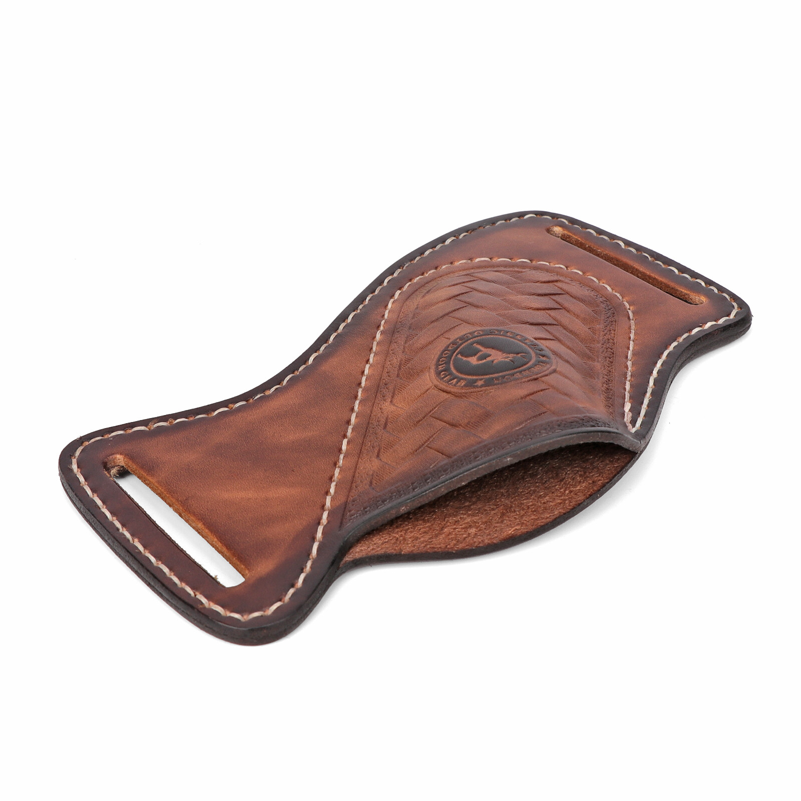 TOURBON Leather Sheath for Camping Knife – Belt Holster Pouch for EDC Pocket