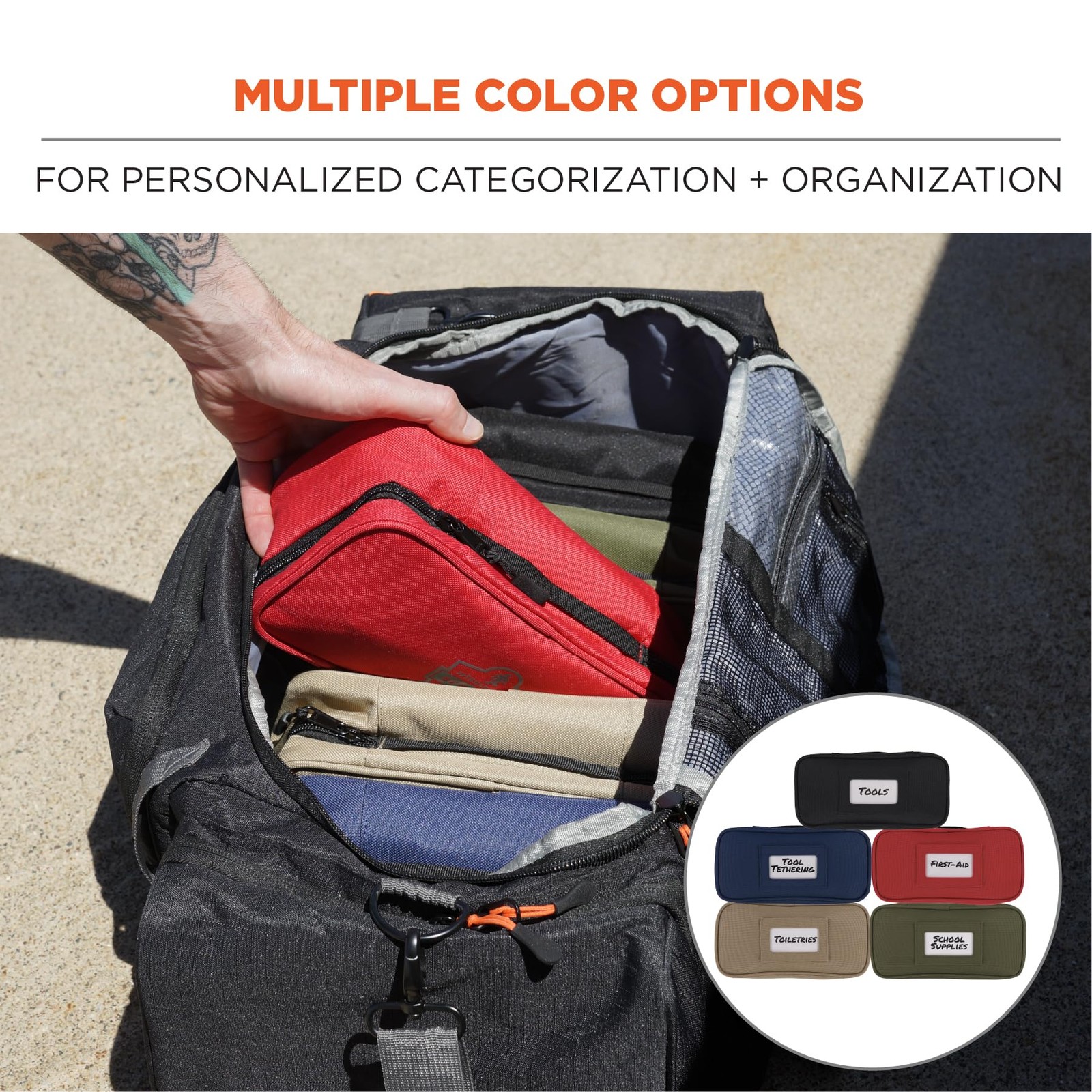 Arsenal 5877 Softshell Tool Pouch, Soft Carrying Case, Large