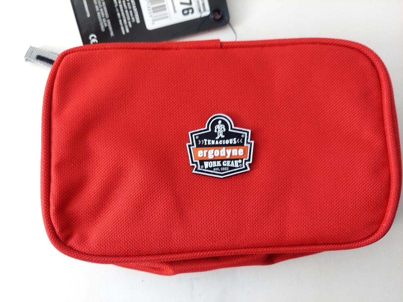 Ergodyne Arsenal 5876 Clamshell Organizer Zippered Pouches, Small, red