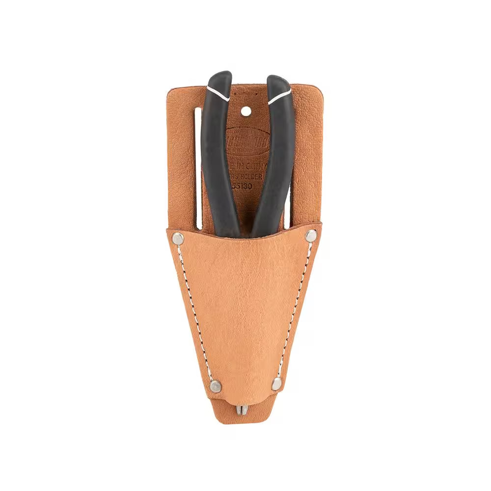 Classic Series Saddle Leather Open End Pliers and Tool Holder for Work Tool Belt