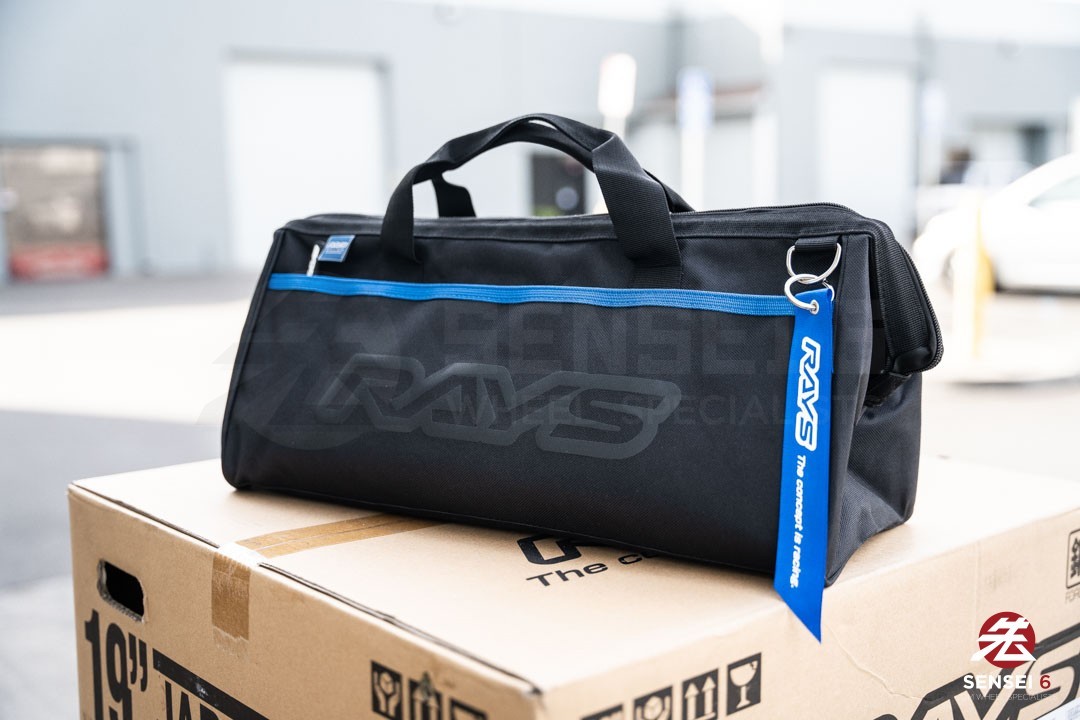 Rays Official Wheels Tool Bag – Black Genuine, Volk Racing WRAYSTOOLBAGBK2023