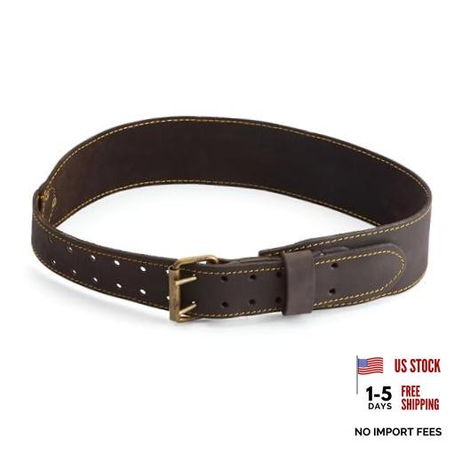 Pro Small/Medium 3″ Wide Full Grain Leather Tool Belt with 3″ Belt (S/M)