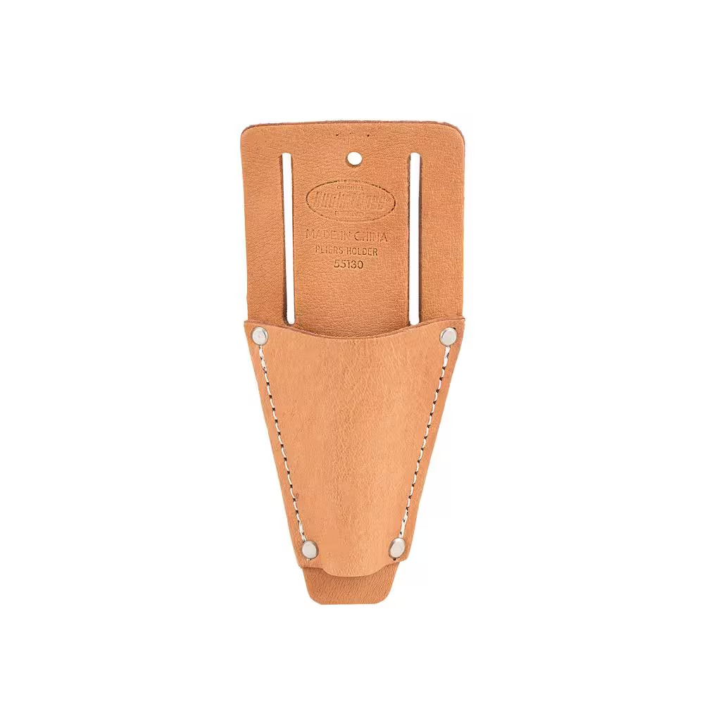 Classic Series Saddle Leather Open End Pliers and Tool Holder for Work Tool Belt