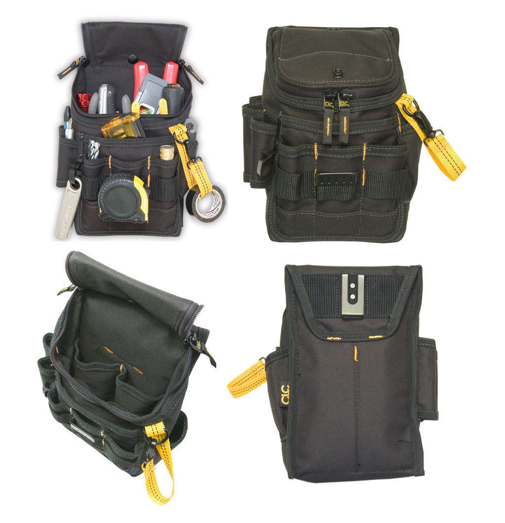 CLC 1524 Medium ZIPTOP Utility Maintenance Electrician Zippered Tool Belt Pouch