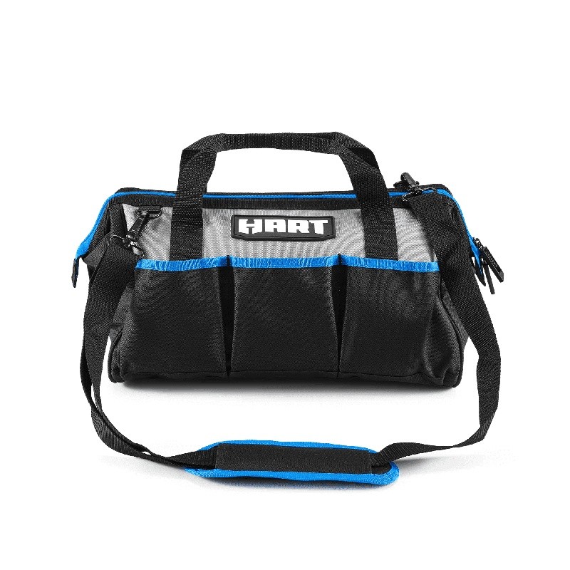 Durable 16 Inch Water Resistant Tool Bag W/ Padded Shoulder Strap 10 Pockets New