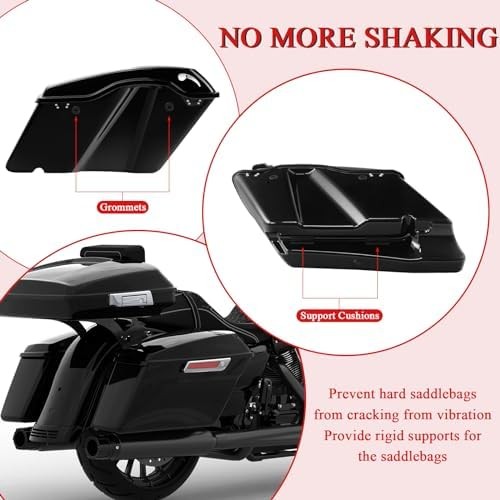 Hard Saddlebag Rubber Grommets & Support Cushions for Harley 2014-2025 | for Roa
