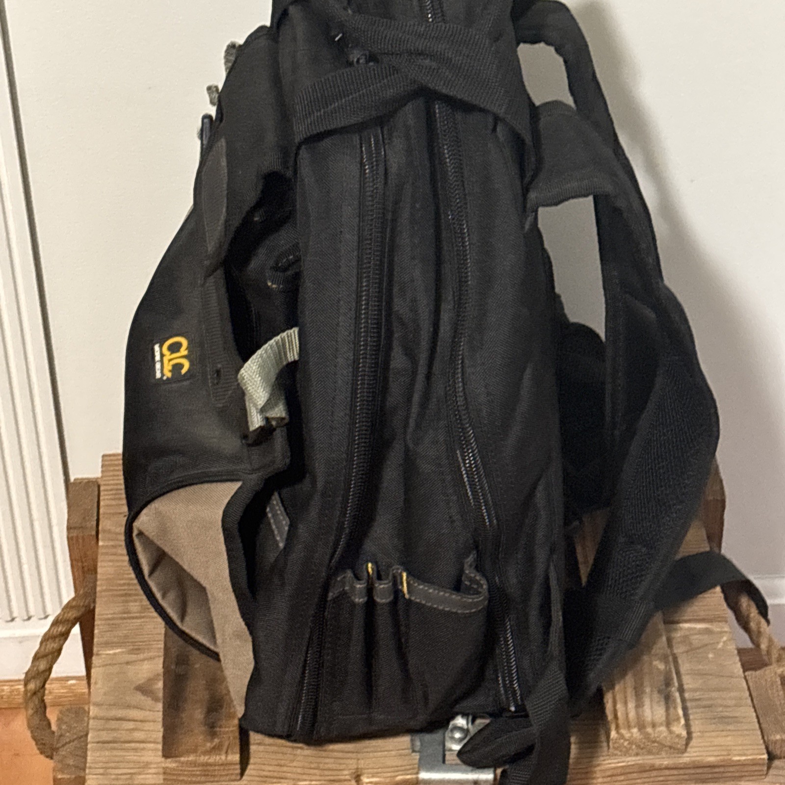CLC 1134 Professional Technician 44 Pocket Backpack Tool Bag Padded Straps