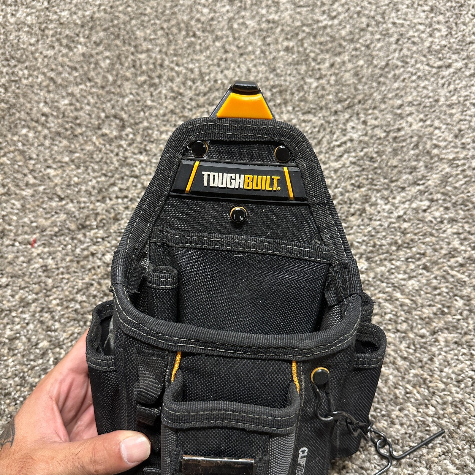 ToughBuilt Tool Belt Bag Pouch Clip Tech- Pre-owned