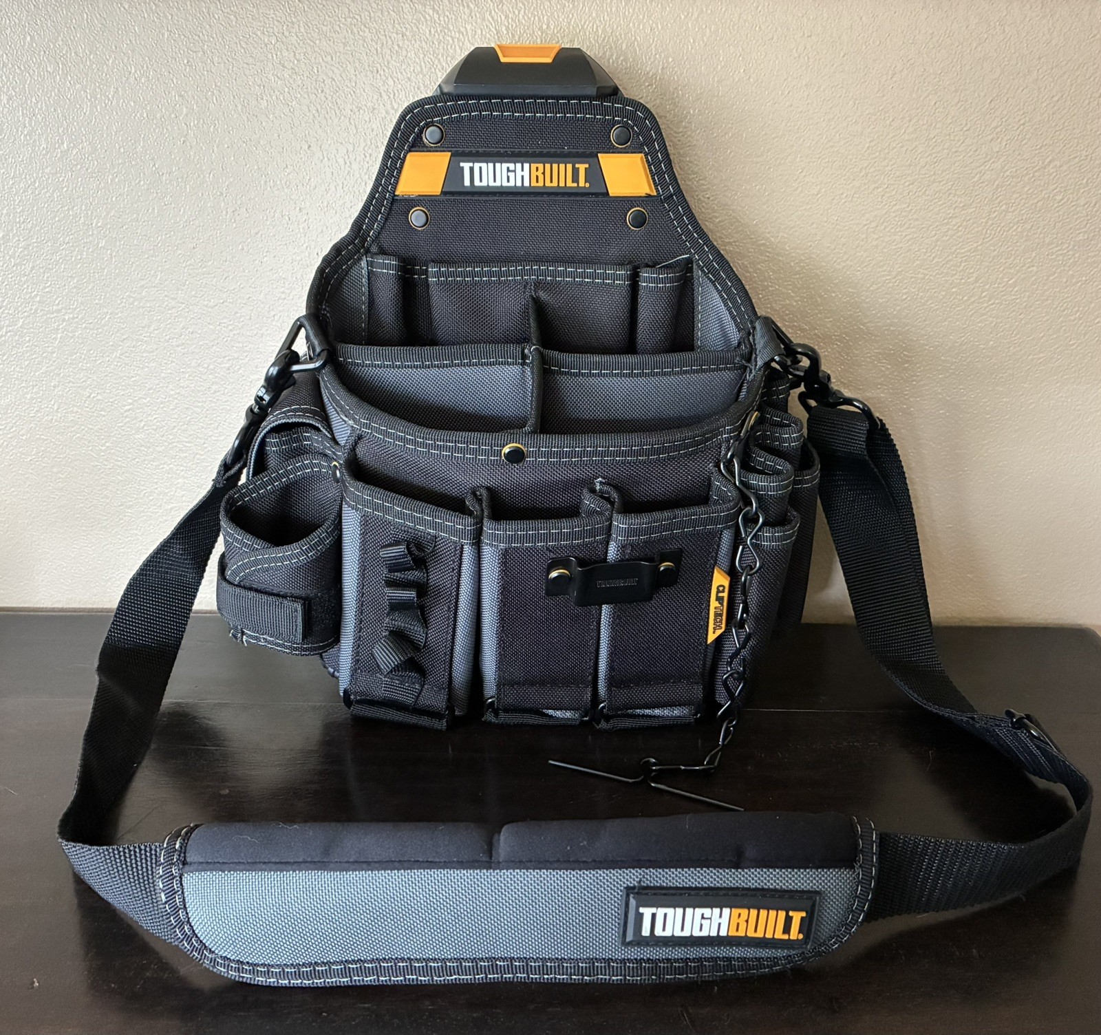 TOUGHBUILT TB-CT-114 Journeyman Electrician Pouch Shoulder Strap Tool Belt Bag