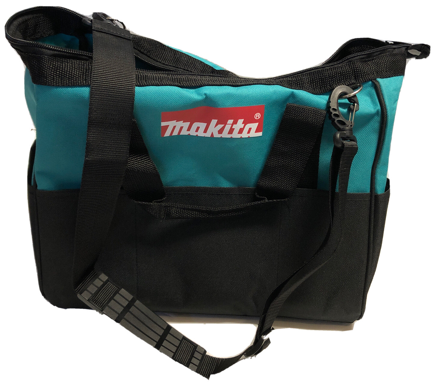 NEW MAKITA 14″ X 11″ X 9” Medium Tool Bag w/ 8 Exterior Pockets + Shoulder Strap