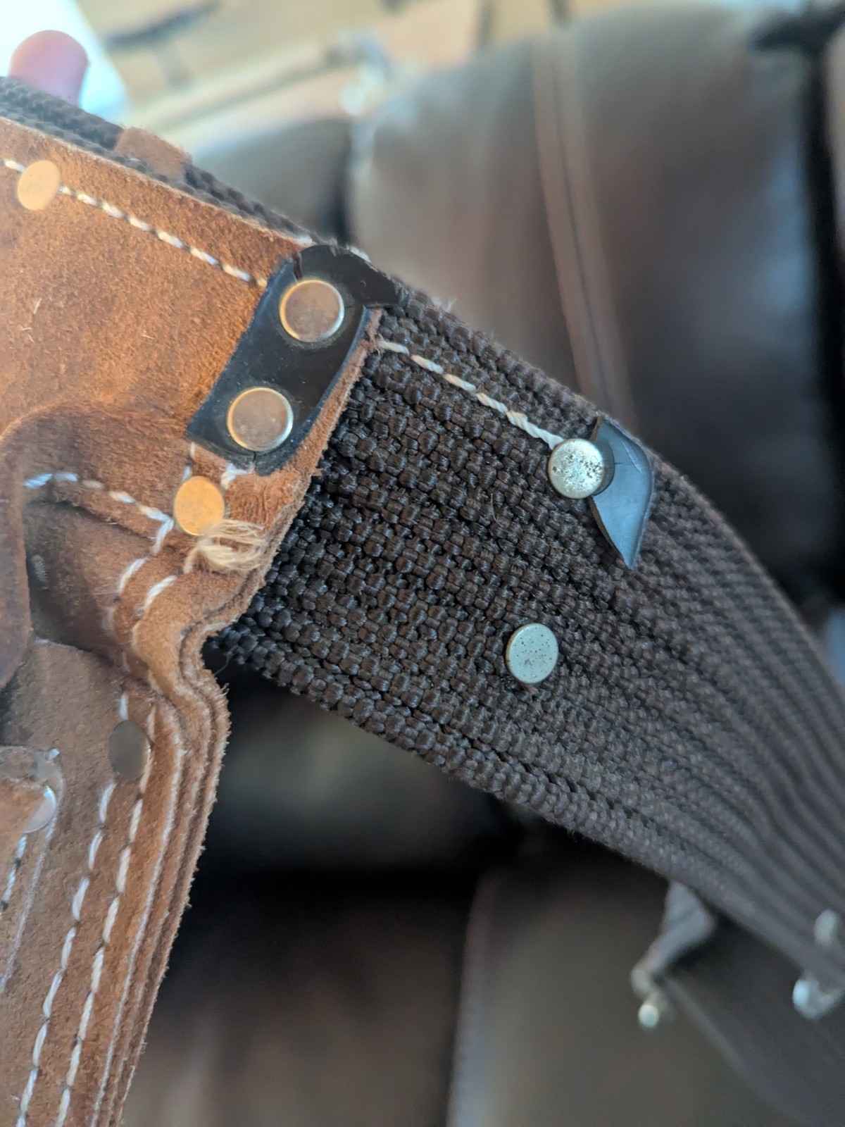 Heavy Split Cowhide Multi-Pocket Tool Belt 490X by Nicholas USA Made