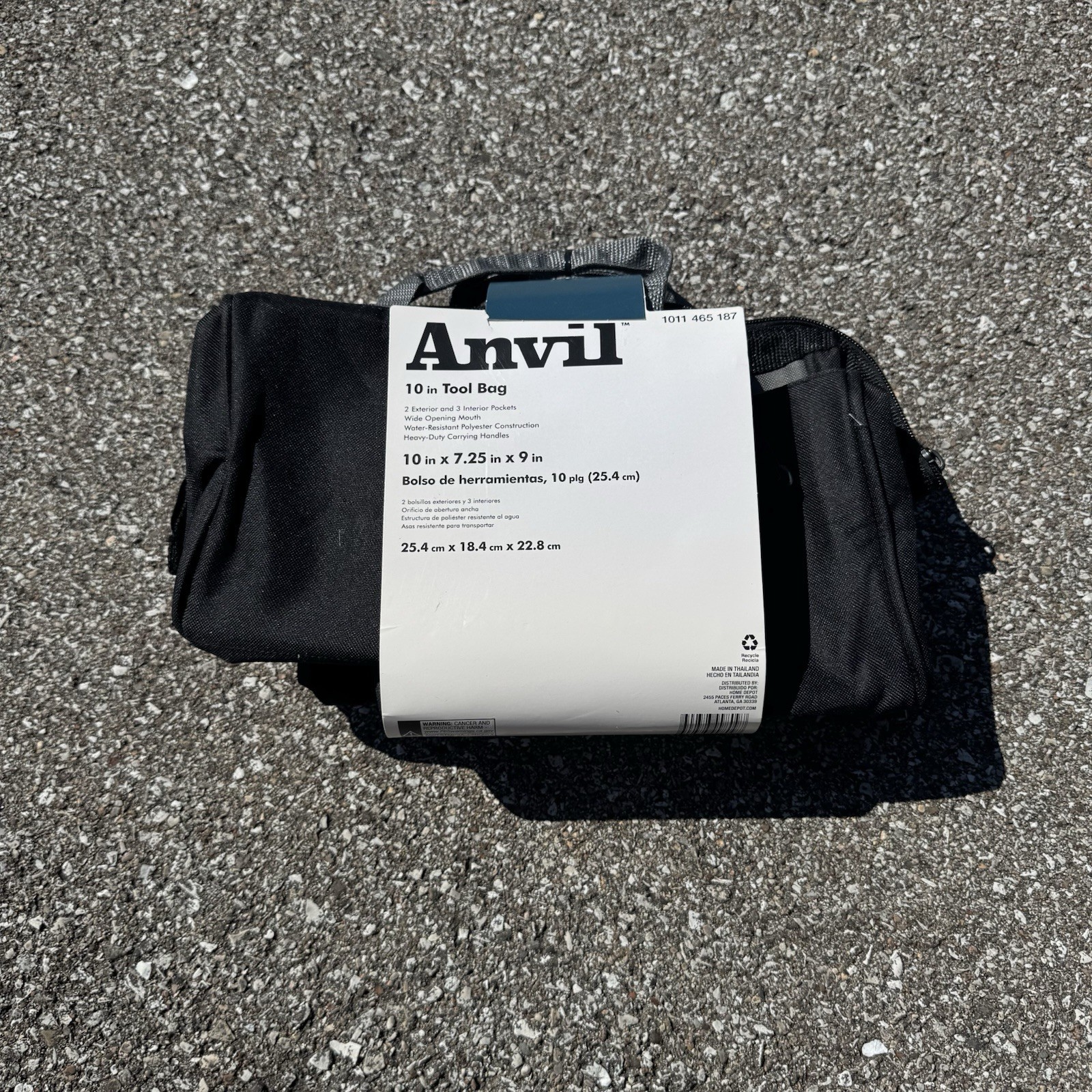 (3 Pack) NEW Anvil Tool Bags 10″ 2 Exterior, 3 Interior Pockets Construction