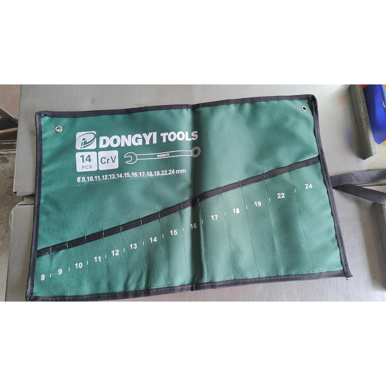 DraCra 2 Pack Wrench Roll 35 cm x 50 (13.77 inches x 19.68 inches), Green
