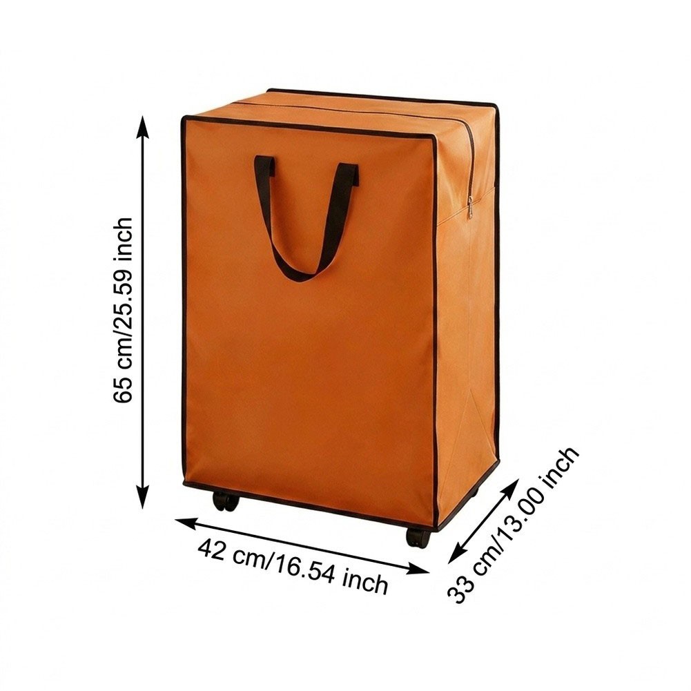 Waterproof PE Moving Bag Wheeled Design 42 33 65 cm Oversized Capacity