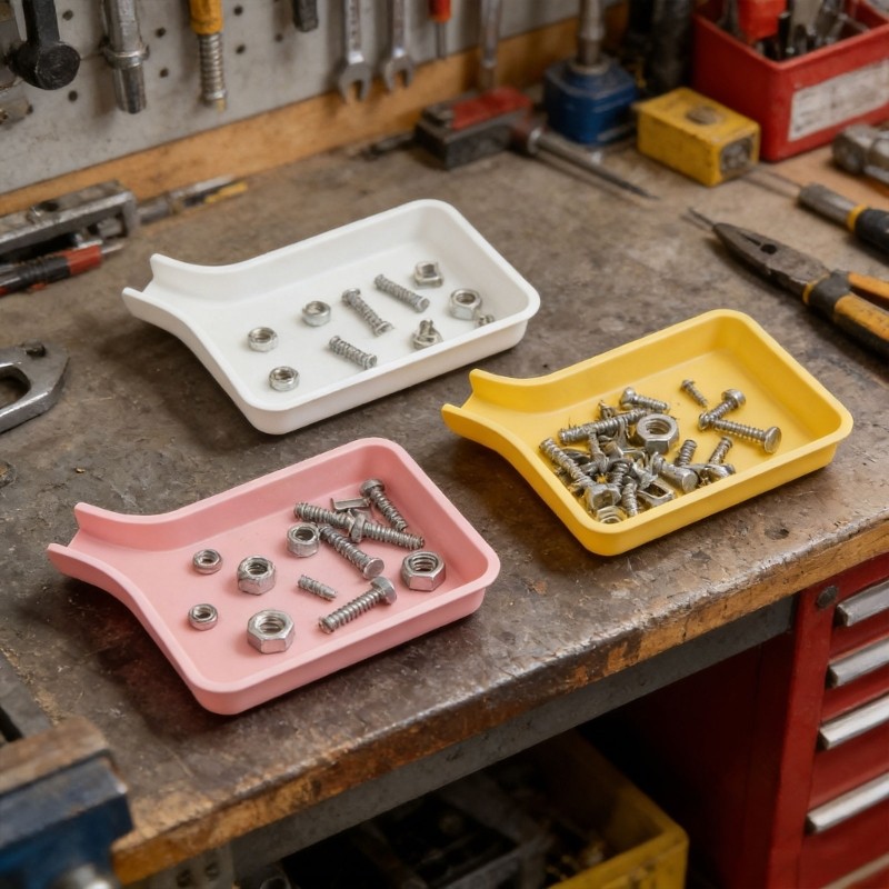 Multicolor Plastic Sorting Tray Container Great For DIY Projects And Office Use