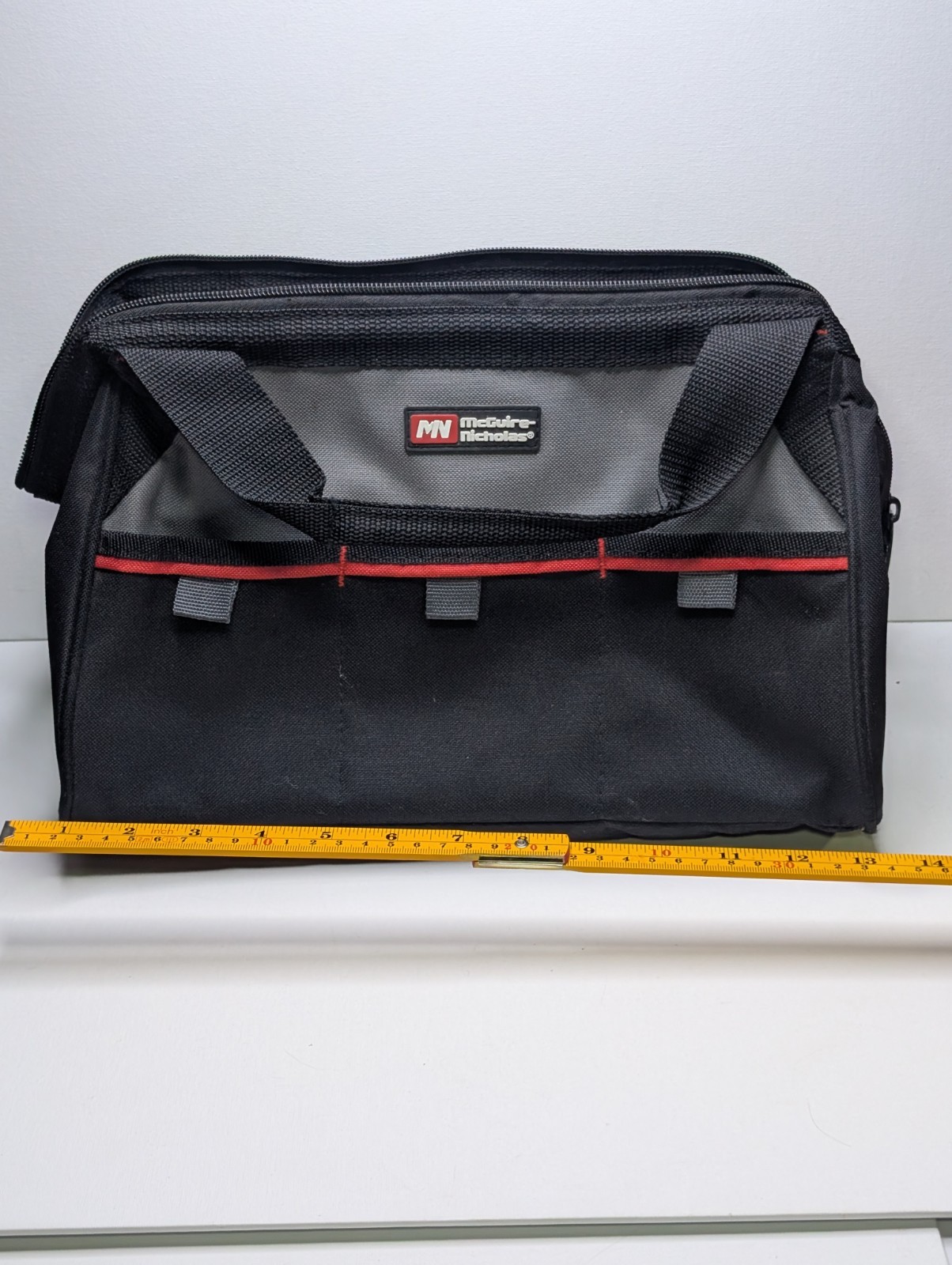 McGuire-Nicholas Tool Bag 14″ Heavy Duty Electrician Contractor Zipper Tote