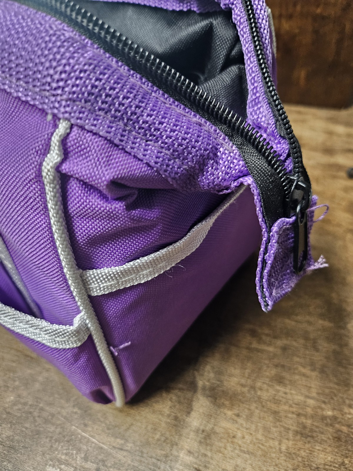 Hyper Tough Tool Bag Purple with White trim Storage Travel Carry Case 12 pocket