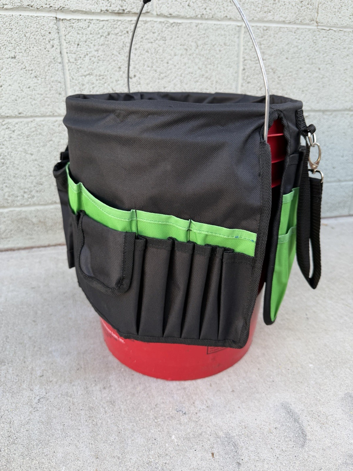 Snap On Tools 5 Gallon Bucket Caddy Tool Bag Storage Travel Case Snap-On Racing