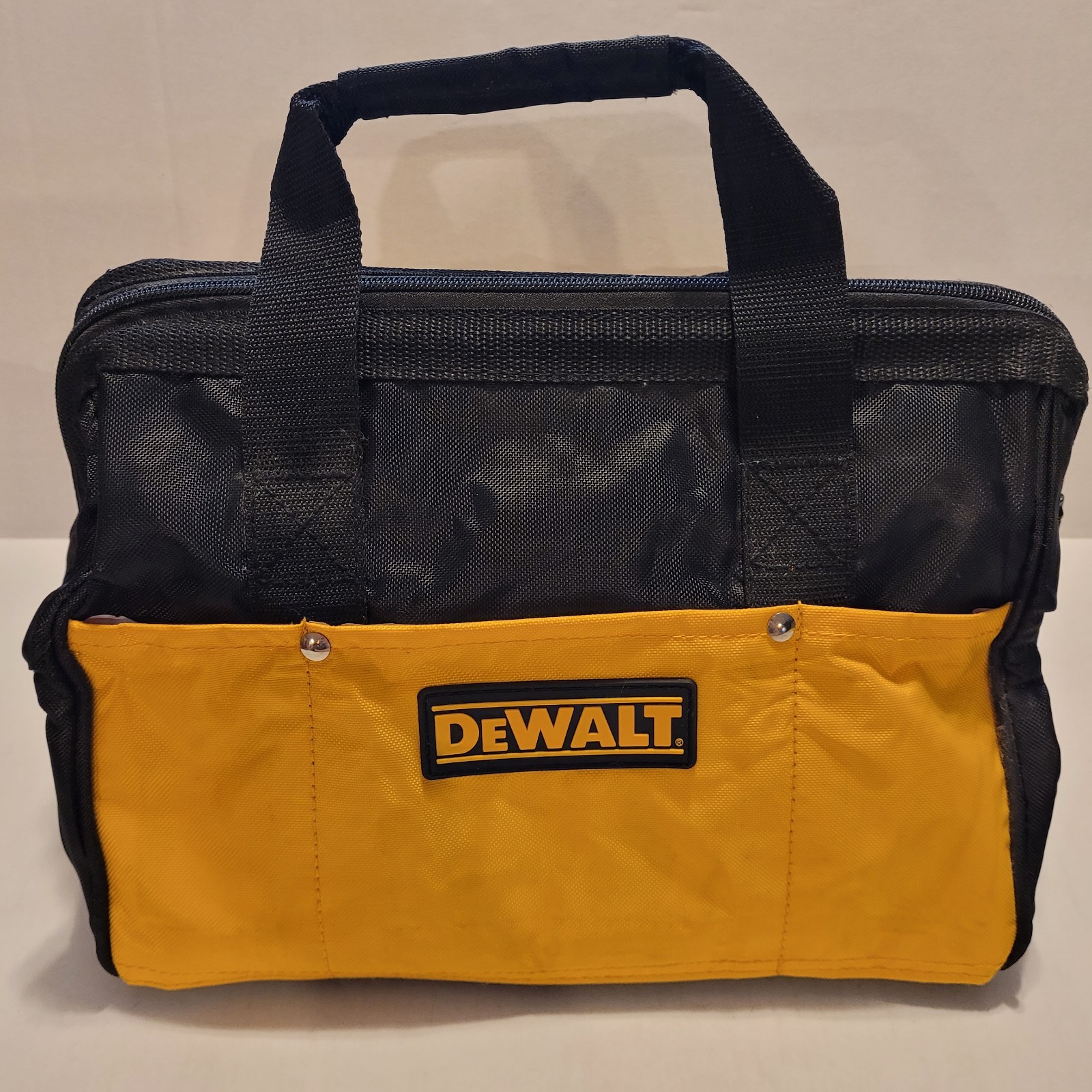 DEWALT Tool Bag 13″ x 9″ x 8″ Canvas Stamped For 20V Drill, Battery, Saw Case