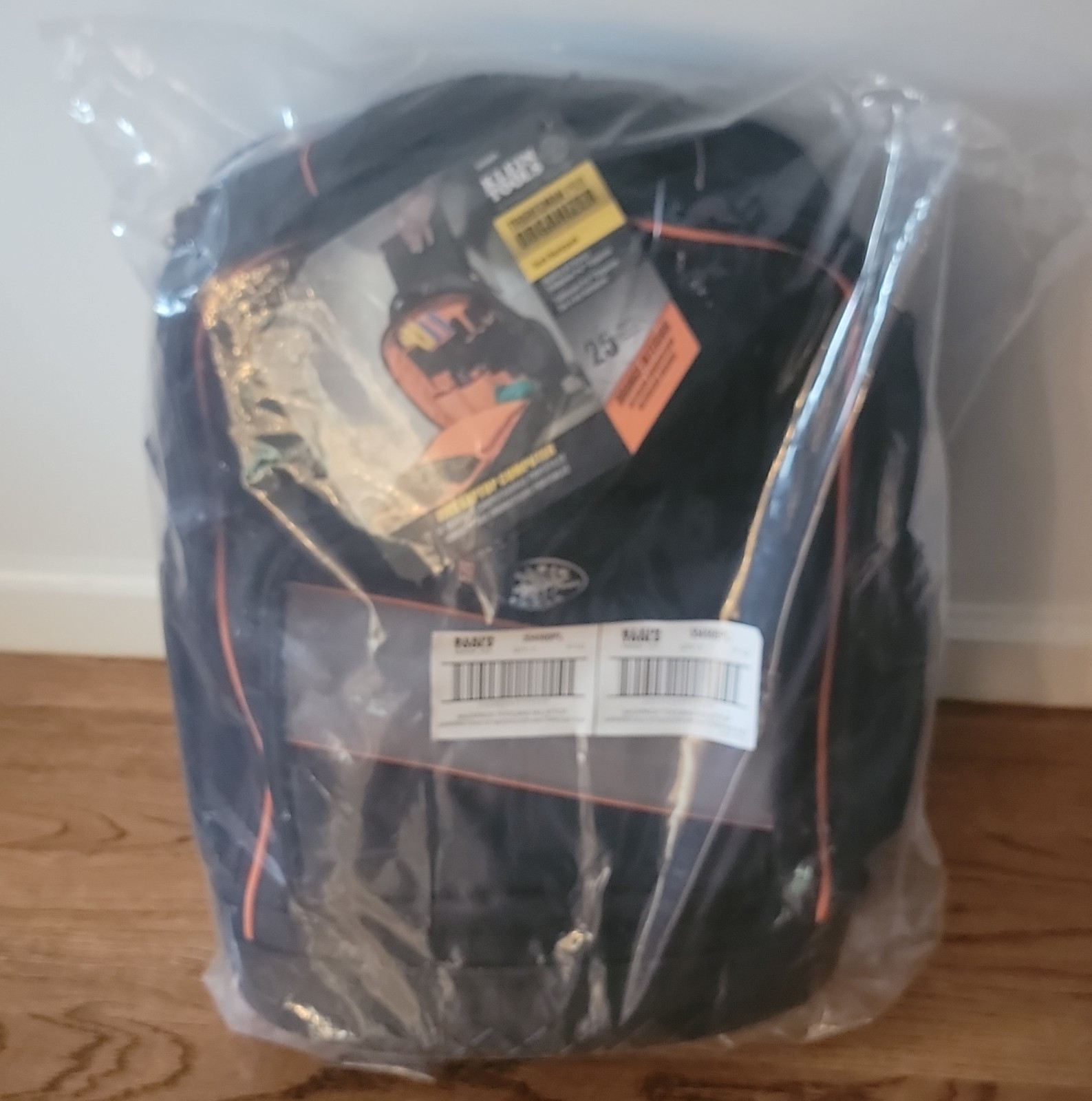 Klein Tools Tradesman Pro Organizer Tech Tool Backpack Black/Orange 55456BPL