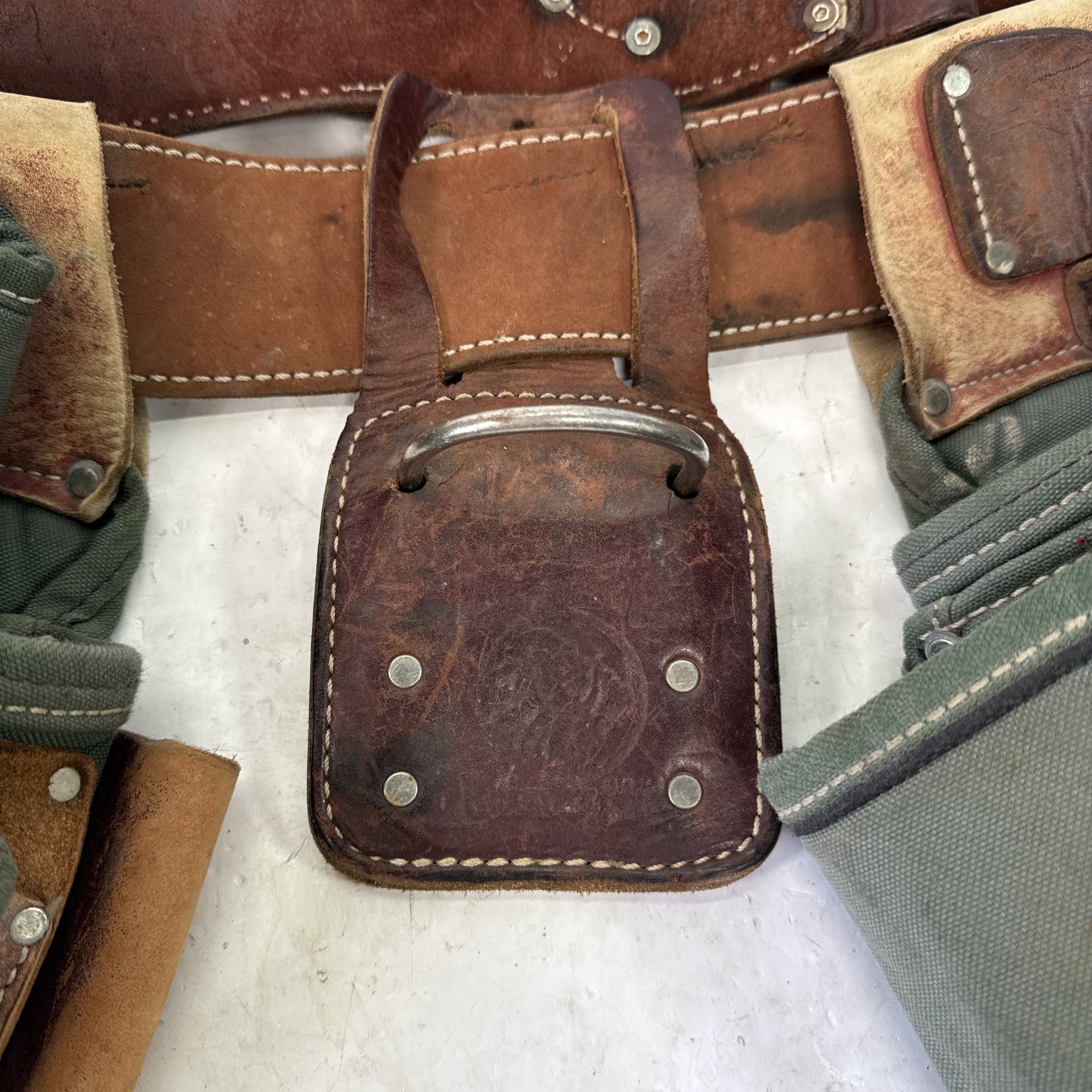 Occidental Leather OxyLights Framer Tool Belt Bag Set & Hammer Clip (Size XL)