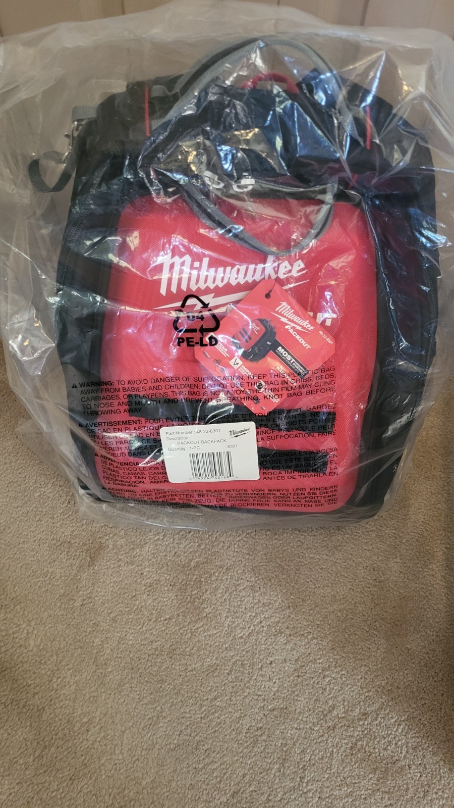 Milwaukee 48-22-8301 Ultimate Jobsite Packout Backpack NEW