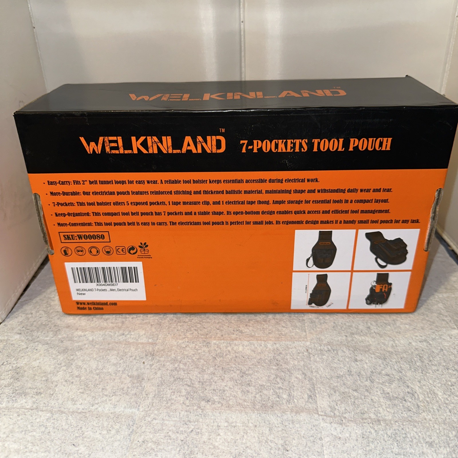 Welkinland 7 Pocket Electricians Tool Pouch Electrician Tool Pouch
