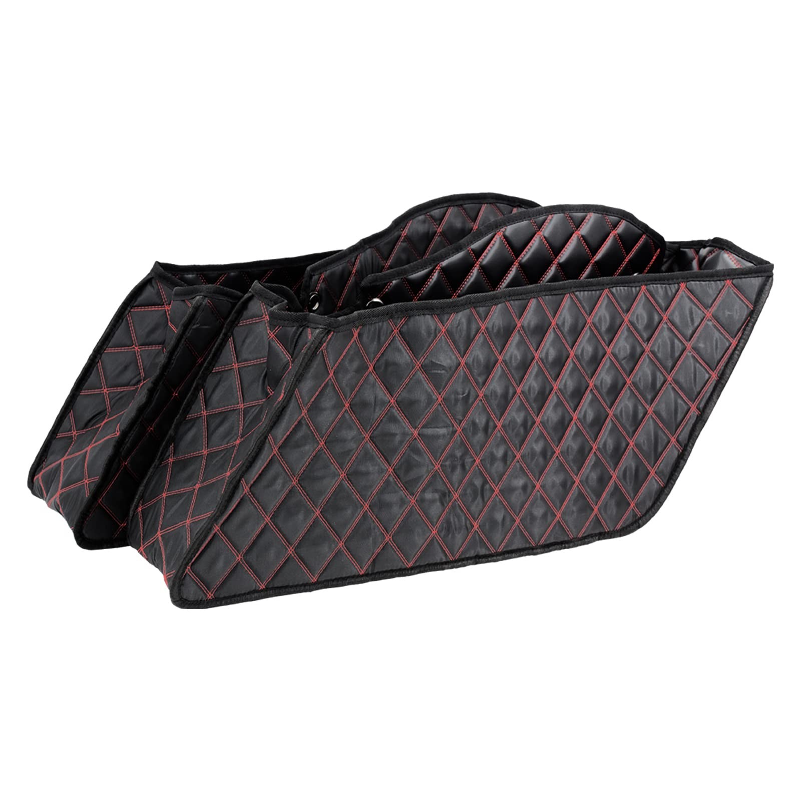 Non-Stretched Saddlebag Liners Inserts Red Thread with Harley Touring Electra…
