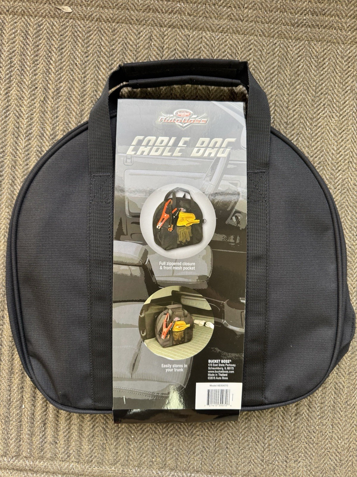 Bucket Boss Bag/Tote, Cable Bag, 600 Poly Ripstop Fabric AB30070 Bucket Boss