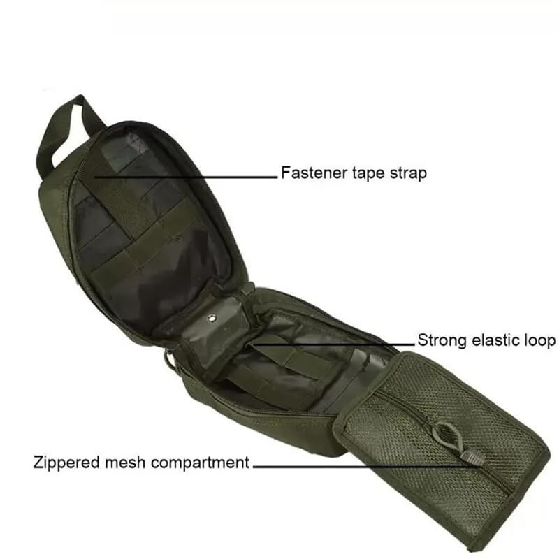 First Aid Bag For Sports, Hiking, Camping Traveling First Aid not Include green