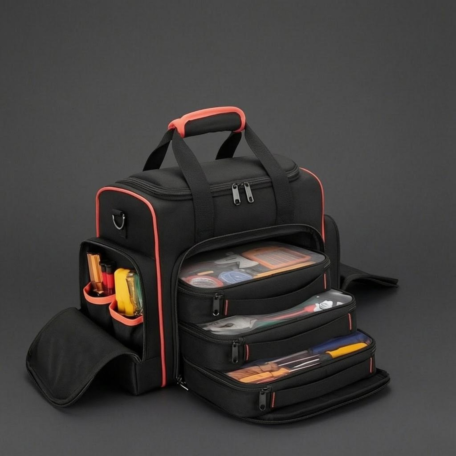 Electrician Tool Bag Padded Handle for Work Location, Electricians